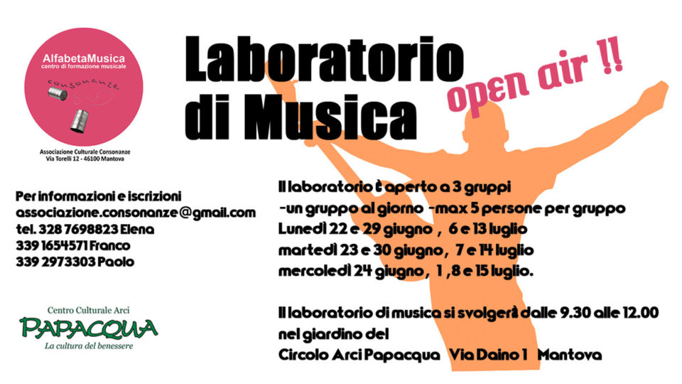 laboratorio di musica 2020 consonanze mantova